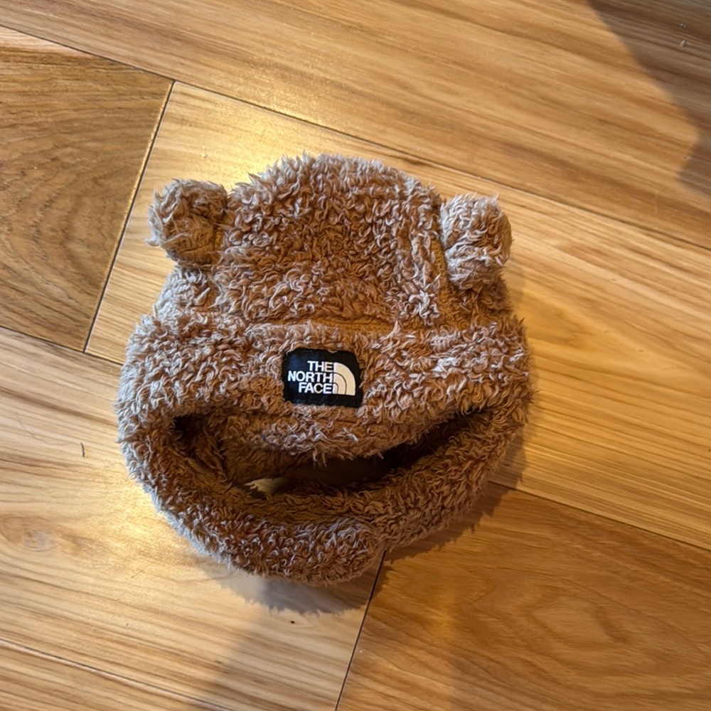 The North Face Brown Kids Fuzzy Bear Hat